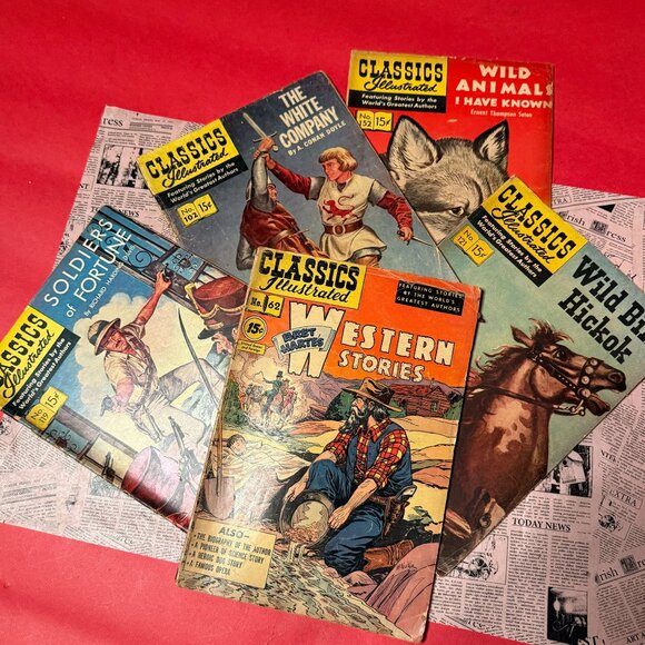 Vintage Classics Illustrated Comic Book Set — Gift From 1947–1950s - Picture 1 of 12